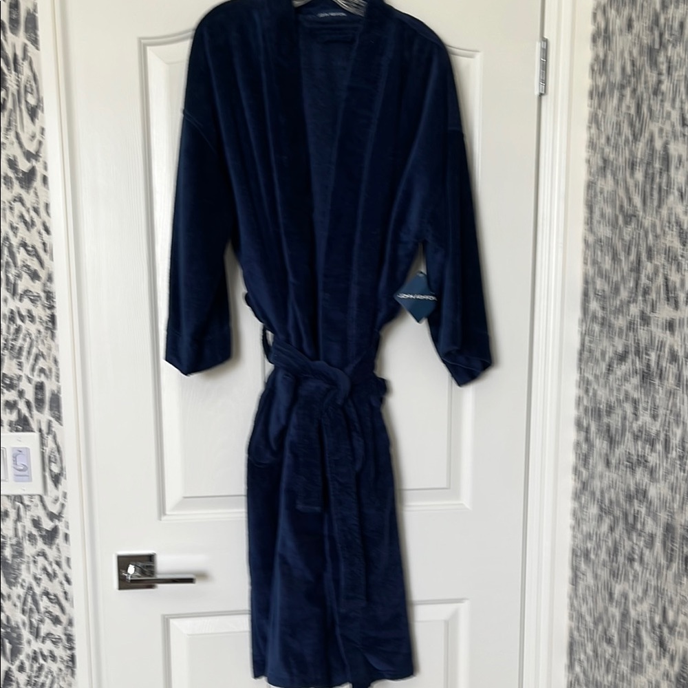 John Ashford Navy Blue Robe